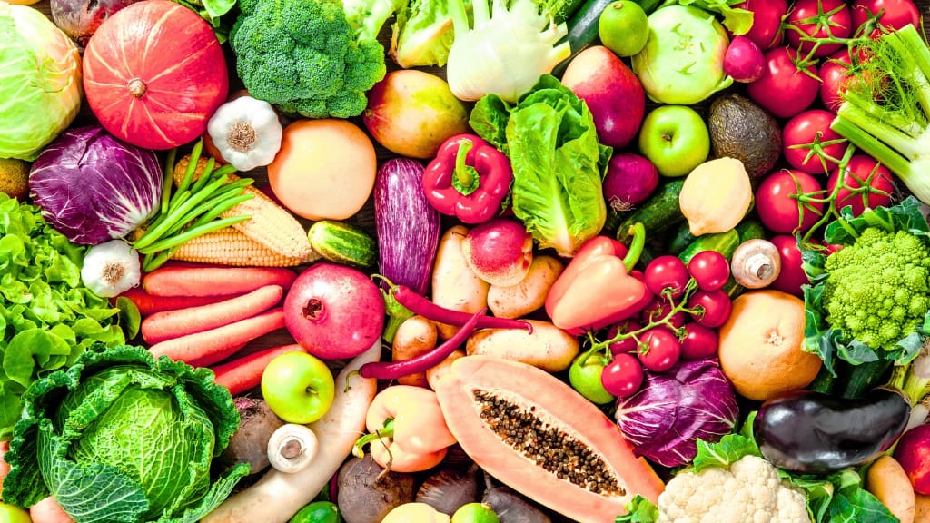 Eat crunchy fruits and vegetables
