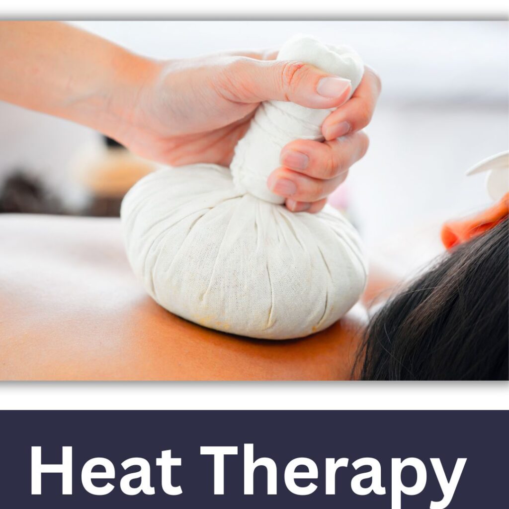 Heat therapy (after 48 hours)