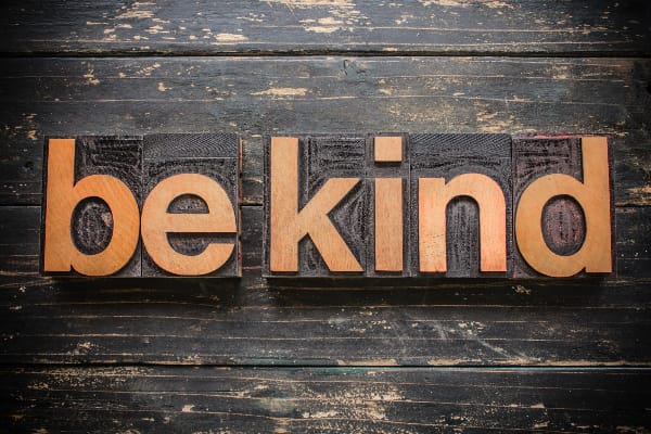 Use kind words every day